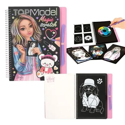 Top Model Tm Magic-Scratch Book 12/1