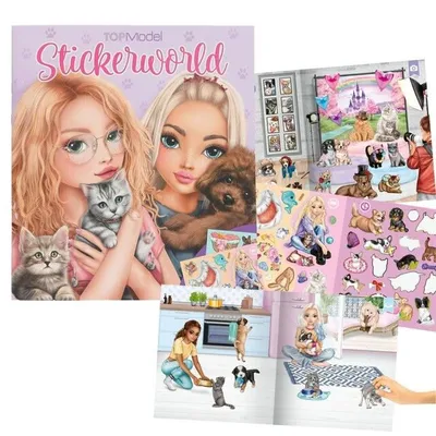 Top Model Tm - Svijet Naljepnica Kitty & Doggy 18/1