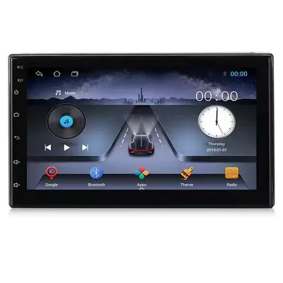 Radio za auto Android 7″ 2 DIN 2+32GB TS7 - Quad Core + blenda 2 din, Crni