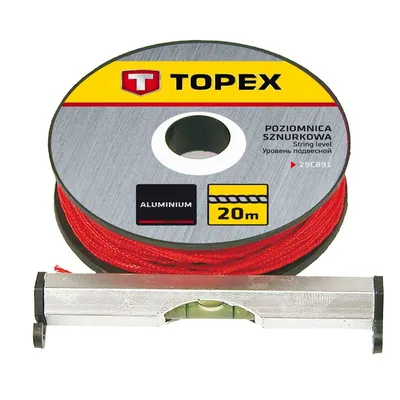 Topex Zidarska libela s konopcem 29C891, 20 m