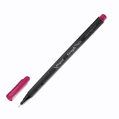 Maped Fineliner, 0.4 mm, Rozi