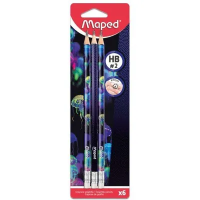 Olovka grafitna  6/1 sa gumicom  DEEPSEA