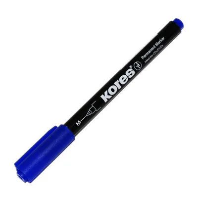 Kores Permanentni marker za CD, Plavi