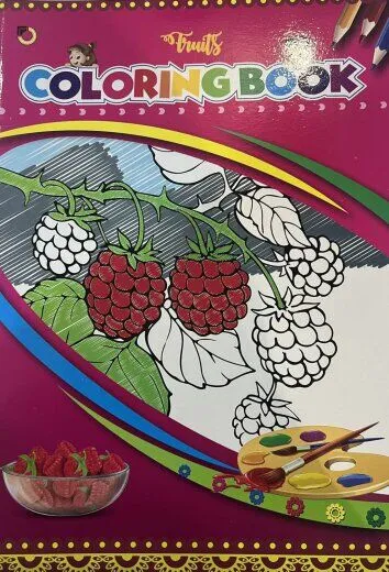 Bojanka djecija A4 8 lista FRUITS