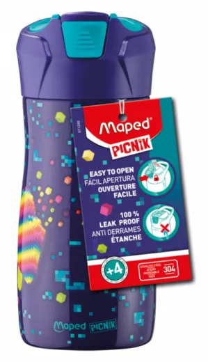 Maped Picnik Termos boca Pixel Party, 430ml, Teget