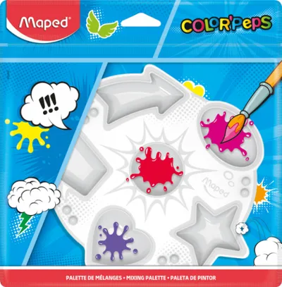 Maped Paleta za tempere, Bijelo-siva