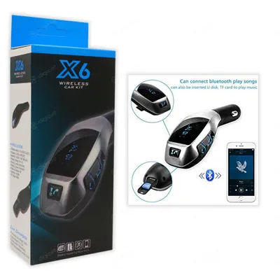 Bluetooth transmiter X6, Crni