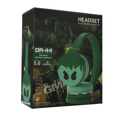 Gmae Bluetooth slušalice DR-44 Hulk, Zelene