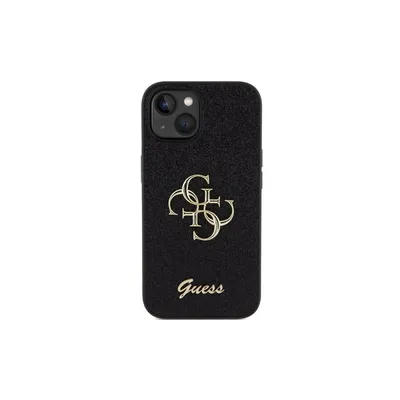 Guess Maska sa velikim metalnim logotipom za iPhone 15 Pro Max, Crna