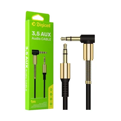 Digicell Aux kabl 1m, Crni