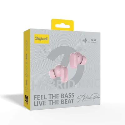 Digicell Bežične slušalice Artisan Pro TWS Hybrid ANC, Roze