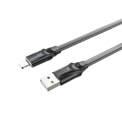 Borofone USB Kabl Lightning BU12, Crni