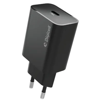 Digicell Icon Super brzi punjač PD 25W, Crni