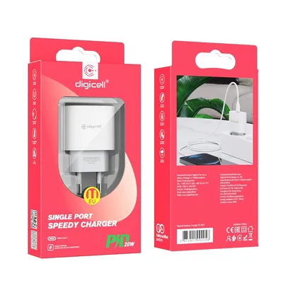 Digicell Brzi punjač PD 20W, Bijeli