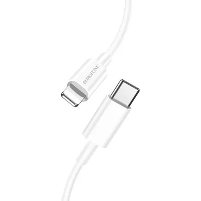 Borofone USB Kabl PD-Lightning BX36, Bijeli