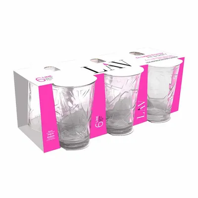 LAV Glass čaše za vodu, 205ml, 6/1