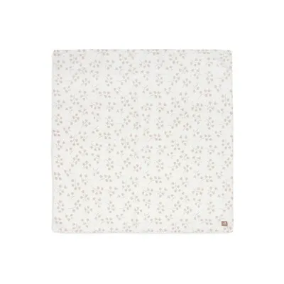 Jollein Set od 2 Muslin pelene za povijanje Leafy Dreams, Bijele