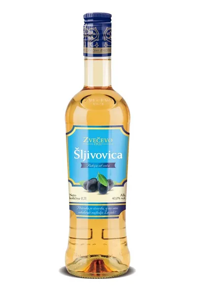 Zvečevo Šljivovica prirodna voćna rakija 40% 0,7L