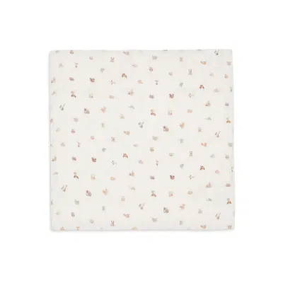 Jollein Set od 3 muslin pelene Animal Friends, Bijele