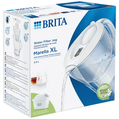 Brita Bokal Marella XL sa Maxtra Pro PP Filterom za vodu Marella XL Maxtra PRO PP, 3.5 Lit, Bijeli