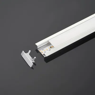 Colors Led aluminijski ugradni profil, 25x7 mm, Bijeli