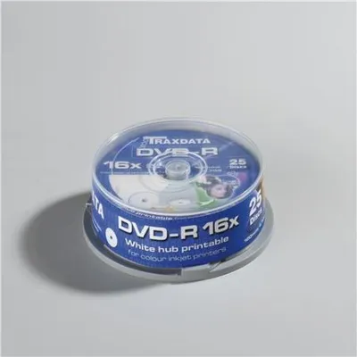 Traxdata Optički medij  DVD-R PRN F CAKE 25