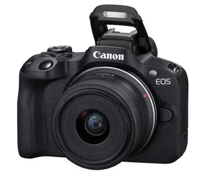 Canon Fotoaparat R50 RFS18-45 + RFS55-210 IS STM, Crni