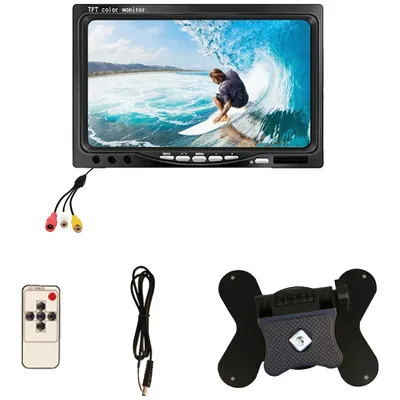 NN-Su HD Monitor za automobil YB-700A-1, 7", PC, 12/24V, HDMI, VGA, Crni