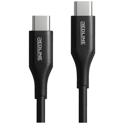 Redline Punjač sa USB-C kablom GL35CC+CC1M(60W), 2 x USB-C, 35W, Bijeli