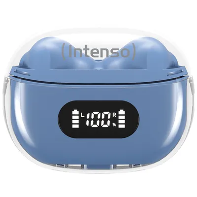 Intenso Slušalice bežične sa kutijicom za punjenje Buds Plus T310AE, ANC, Bluetooth, Plave