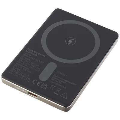 Intenso Prijenosni bežični punjač MagSafe, 5000mAh, Krem