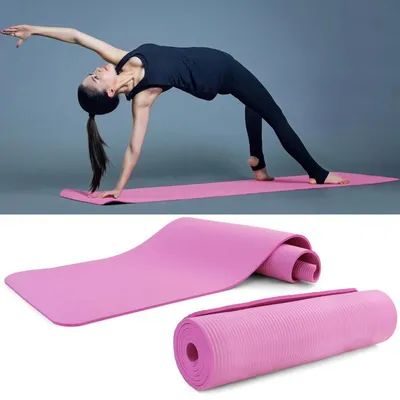 Yoga prostirka 1830x610x15mm pink