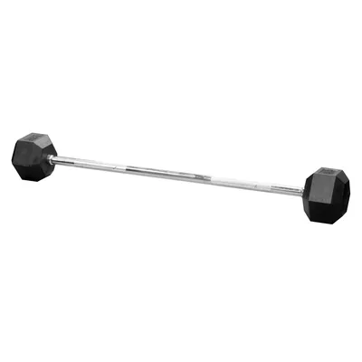 Dvoručni hexagon teg FIXED BARBELL - 30kg