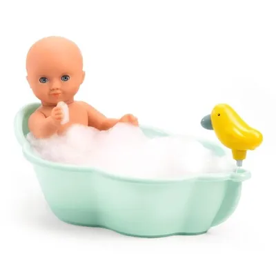 Djeco Posuda za kupanje lutki, Svijetloplava