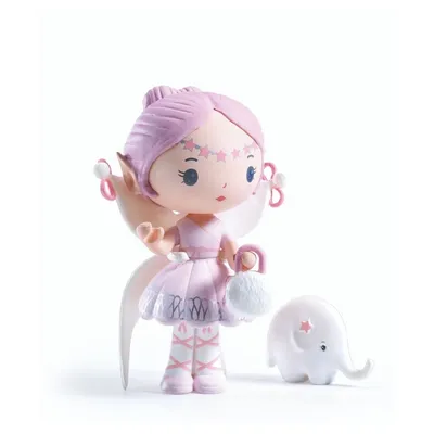 Djeco Mini lutkice Elfe & Bolero, Roze