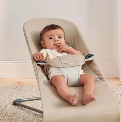 Baby Bjorn Njihalica Soft Woven, Brown Beige