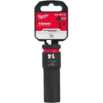 Milwaukee Duboki nasadni ključ Impact, 1/2", 14mm