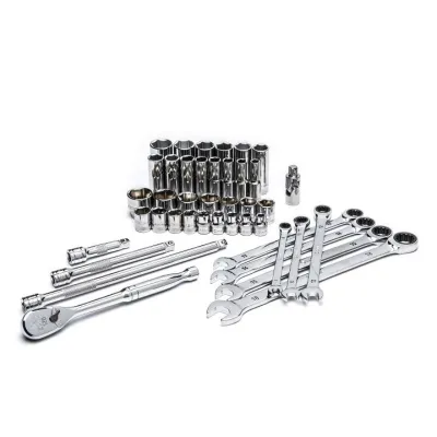 Sata Set nasadnih ključeva 3/8" i viljuškasto-okastih ključeva sa zujalicom ST09054