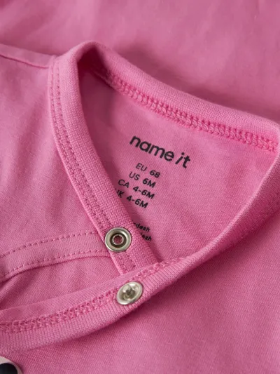 Name It Bodi za bebe, Roze