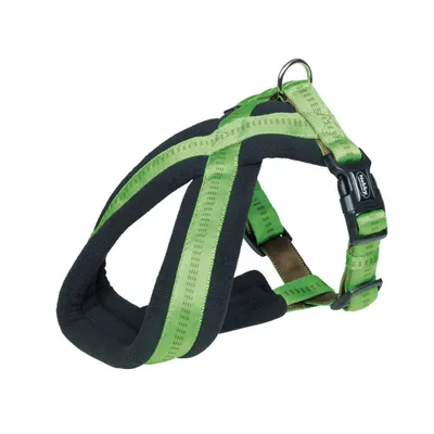 Nobby Prsnik za pse Soft Grip Comfort, 40-60 cm 25 mm/50 mm, Zeleni