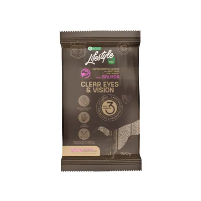 Nature's Protection Poslastice za pse Lifestyle Clear Eyes, Losos, 160 g