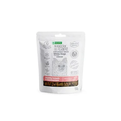 Nature's Protection Poslastice za bijele pse Superior Care Healthy Growth Junior, Insekti, 150 g