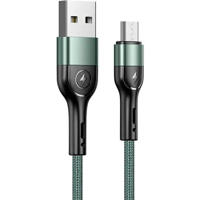 Usams Micro-USB kabl U55, Aluminij, 1m, Zeleni