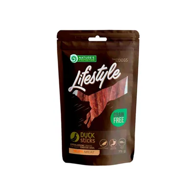 Nature's Protection Poslastice za pse Lifestyle, Pačiji štapići, 75 g