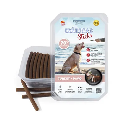 Mediterranean Natural Štapići poslastice za pse Serano Ibericas Sticks Turkey, 800 gr