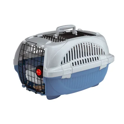 Ferplast Transporter za pse Atlas Deluxe 10 Open, 34x50.7x30 cm, Plavi