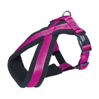 Nobby Prsnik za pse Soft Grip Comfort, 70-100 cm 25 mm/50 mm, Ljubičasto-crni