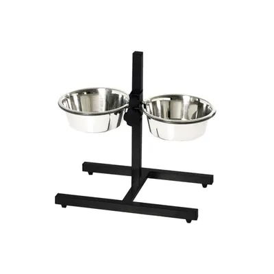 Nobby Metalne posude za pse na nosaču, 2x1.75 L, 21 cm