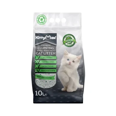 Kittymax+ Pijesak za mačke Compact Aloe Vera, 10 L