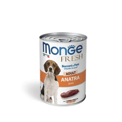 Monge Vlažna Hrana za pse fresh Adult Dog Patka kozervirana 400 gr
